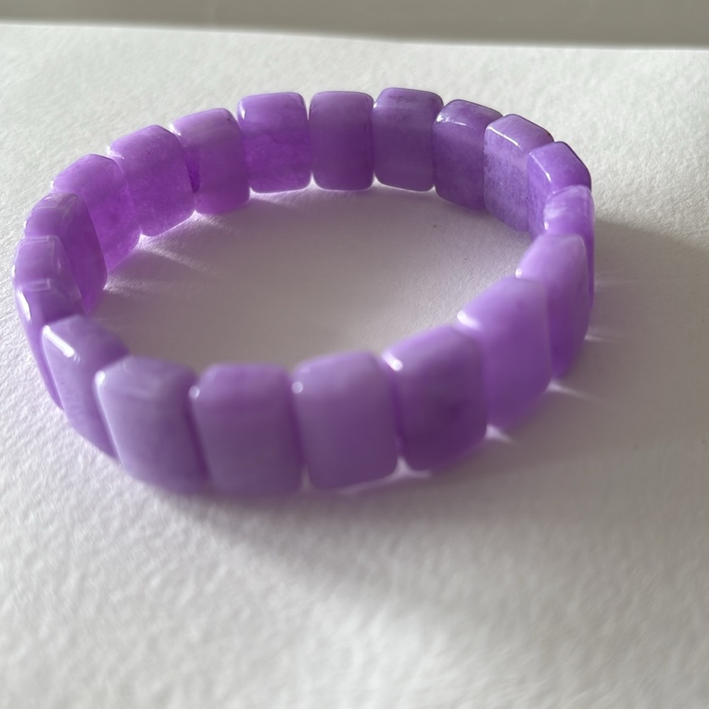 🏝️☀️Vacation 💜 Light Purple Natural Stone Bracelet 💜